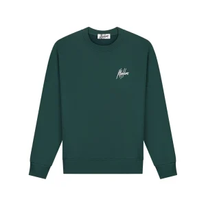 Malelions Women Diamond Sweater | Petrol/White