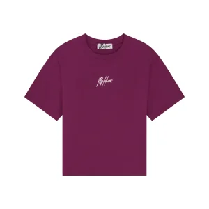 Malelions Women Kylie T-Shirt | Aubergine