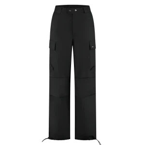 Malelions Women Parachute Pants | Black