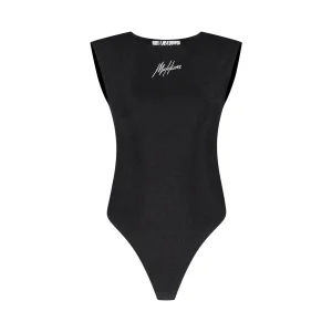 Malelions Women Sparkling Shoulder Bodysuit | Black