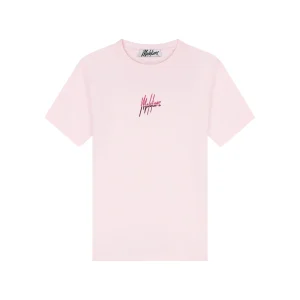 Malelions Women Kiki T-Shirt | Light Pink/Aubergine