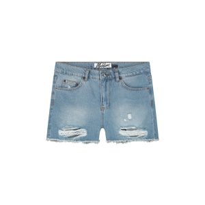 Malelions Women Denim Shorts | Light Blue