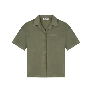 Malelions Women Limited Towelling Shirt | Army Green