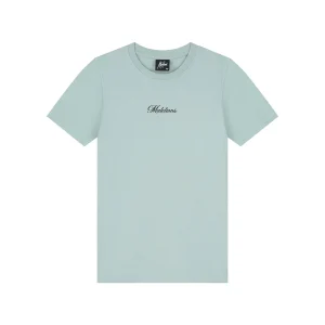 Malelions Junior Studio T-Shirt | Aqua Grey