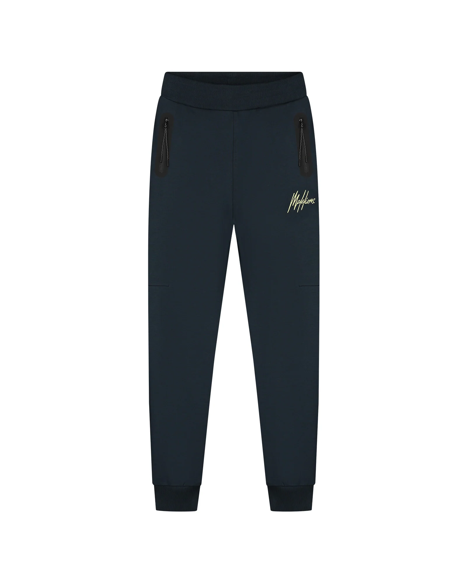 Malelions Junior Counter Trackpants | Navy/Bright Yellow