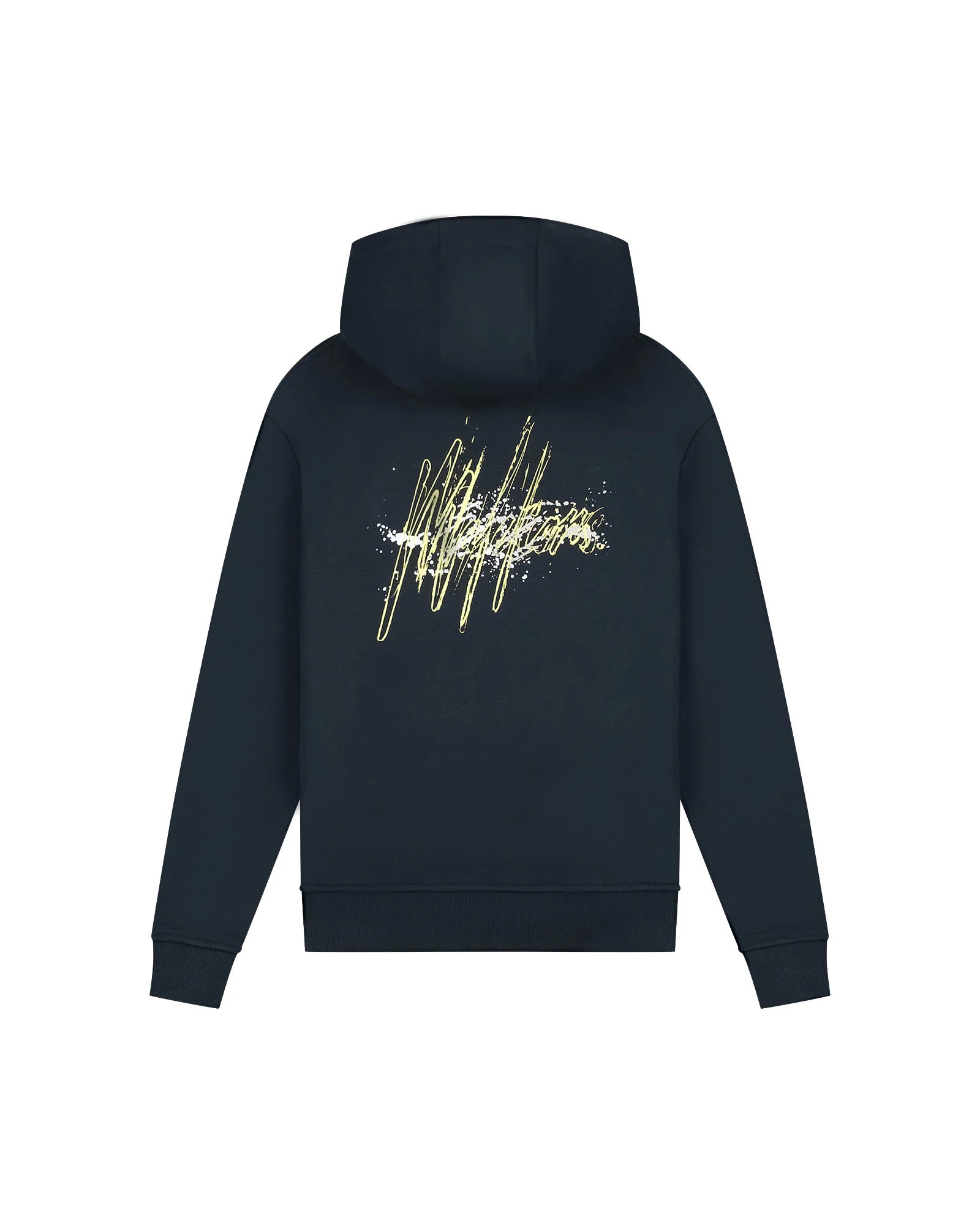 Malelions Junior Splash Hoodie | Navy/Bright Yellow - Afbeelding 4