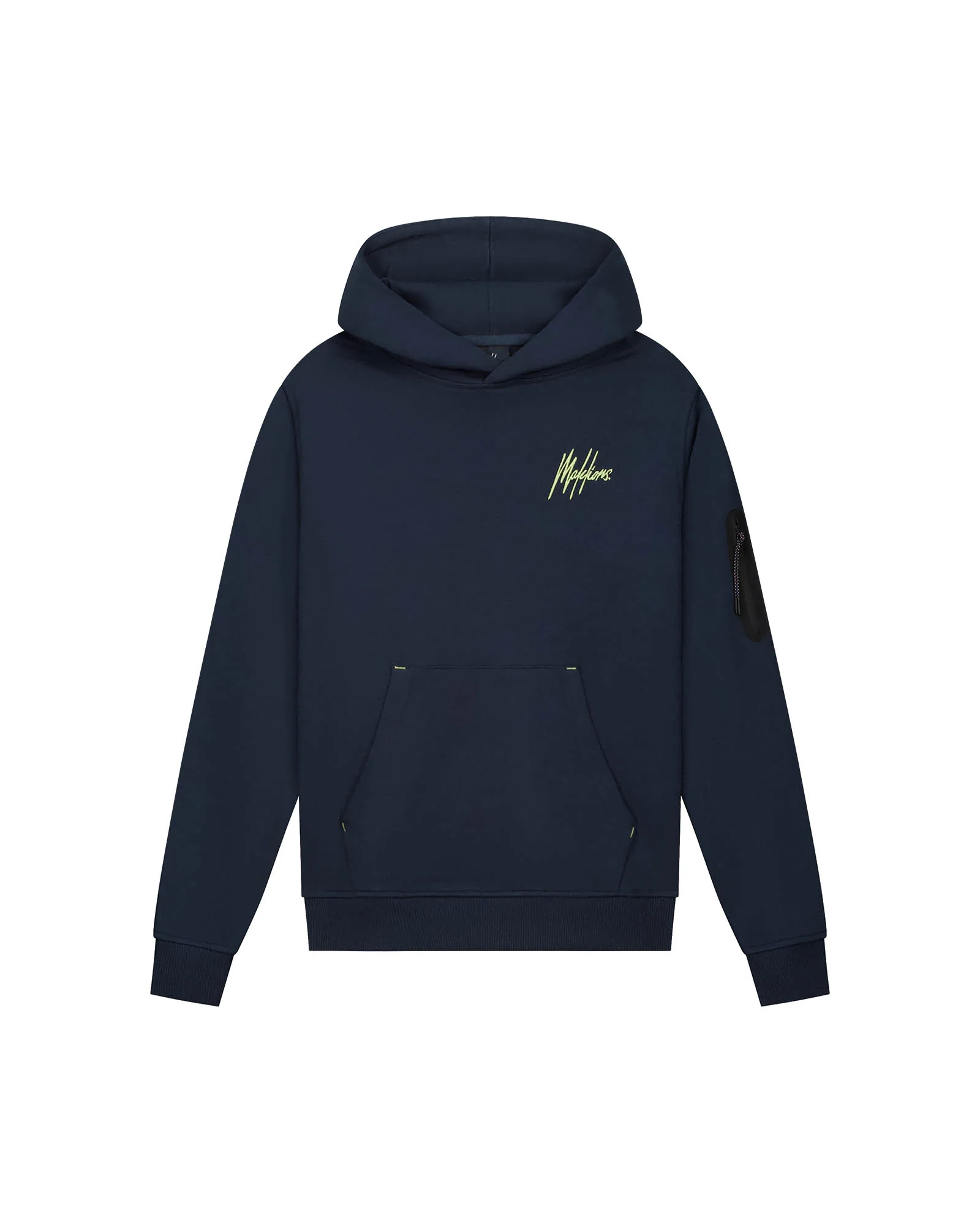 Malelions Junior Counter Hoodie | Navy/Bright Yellow - Afbeelding 2