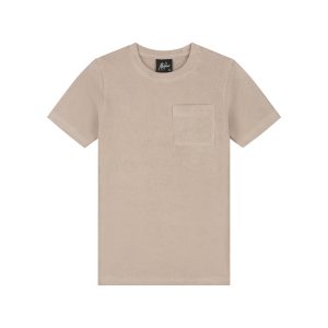 Malelions Junior Signature Towelling T-Shirt | Taupe
