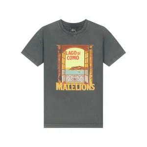Malelions Junior Relaxed Lago Di Como T-Shirt | Acid Wash