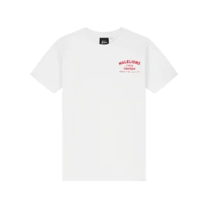 Malelions Junior Relaxed Chateau T-Shirt | White