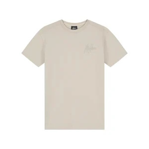 Malelions Junior Relaxed Interlock T-Shirt | Beige