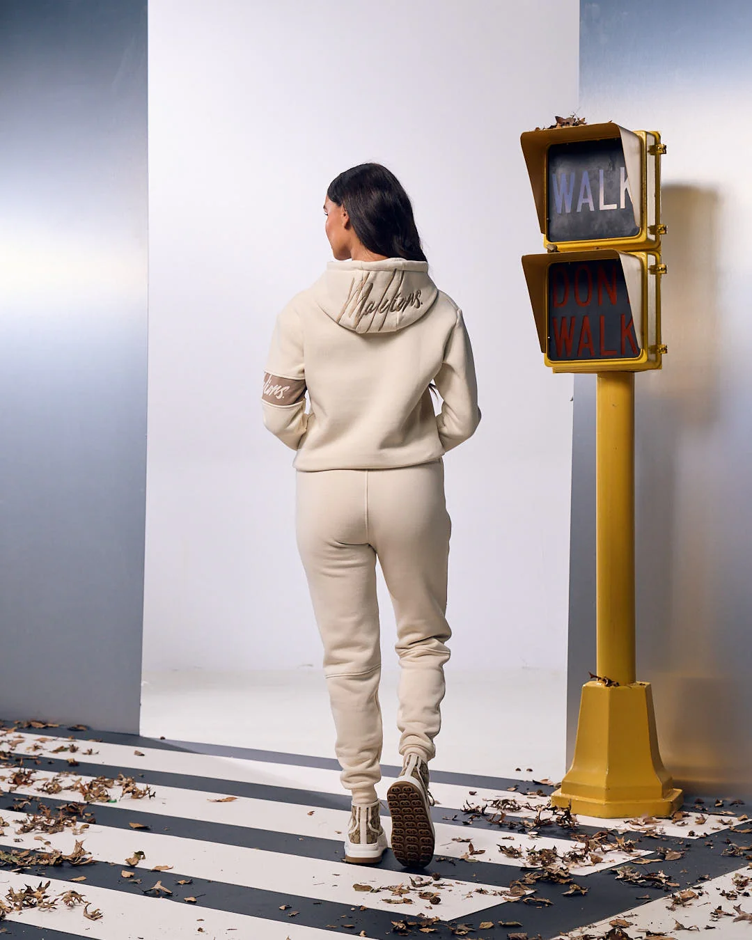 Malelions Women Captain Hoodie | Beige/Taupe - Afbeelding 5