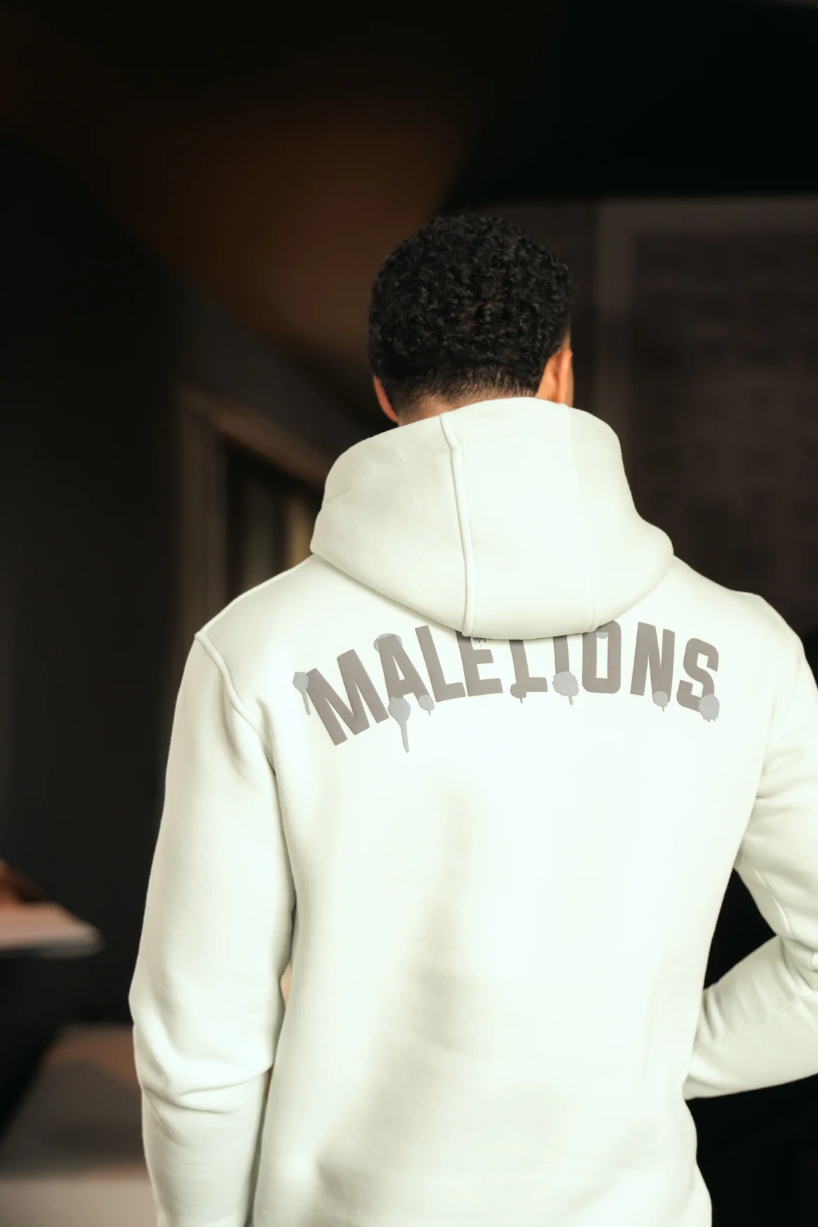 Malelions Men Graffiti 2.0 Hoodie | Pale Aqua - Afbeelding 3