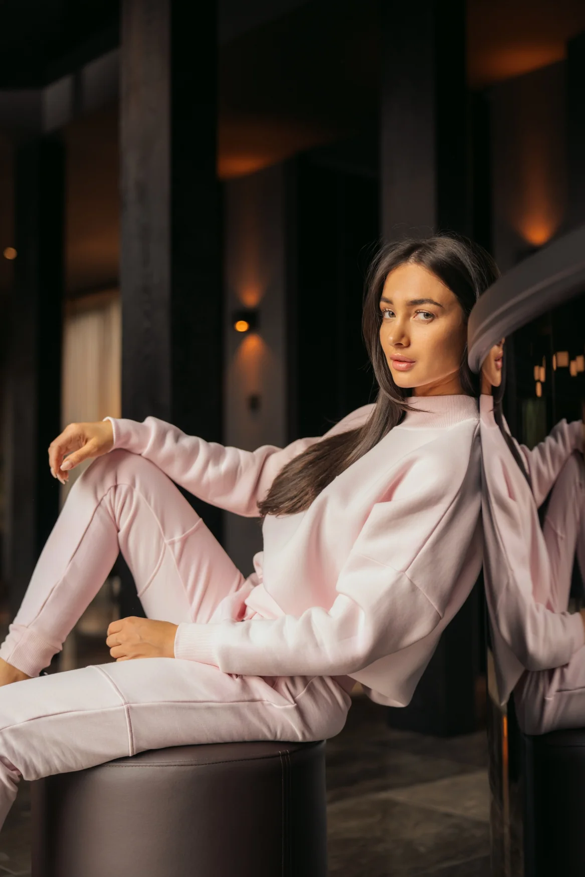 Malelions Women Essentials Sweatpants | Light Pink - Afbeelding 3