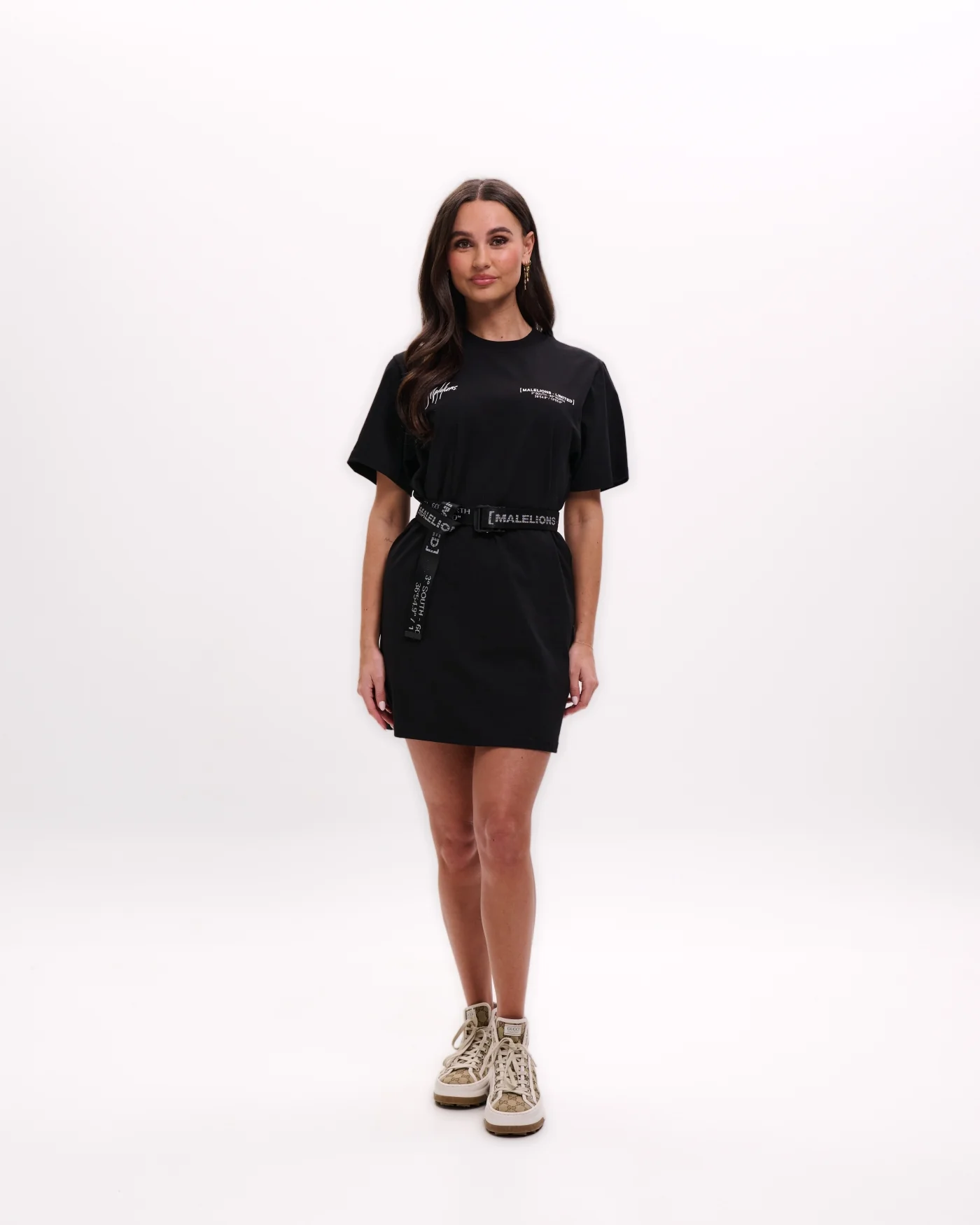 Malelions Women Limited T-Shirt Dress | Black - Afbeelding 5