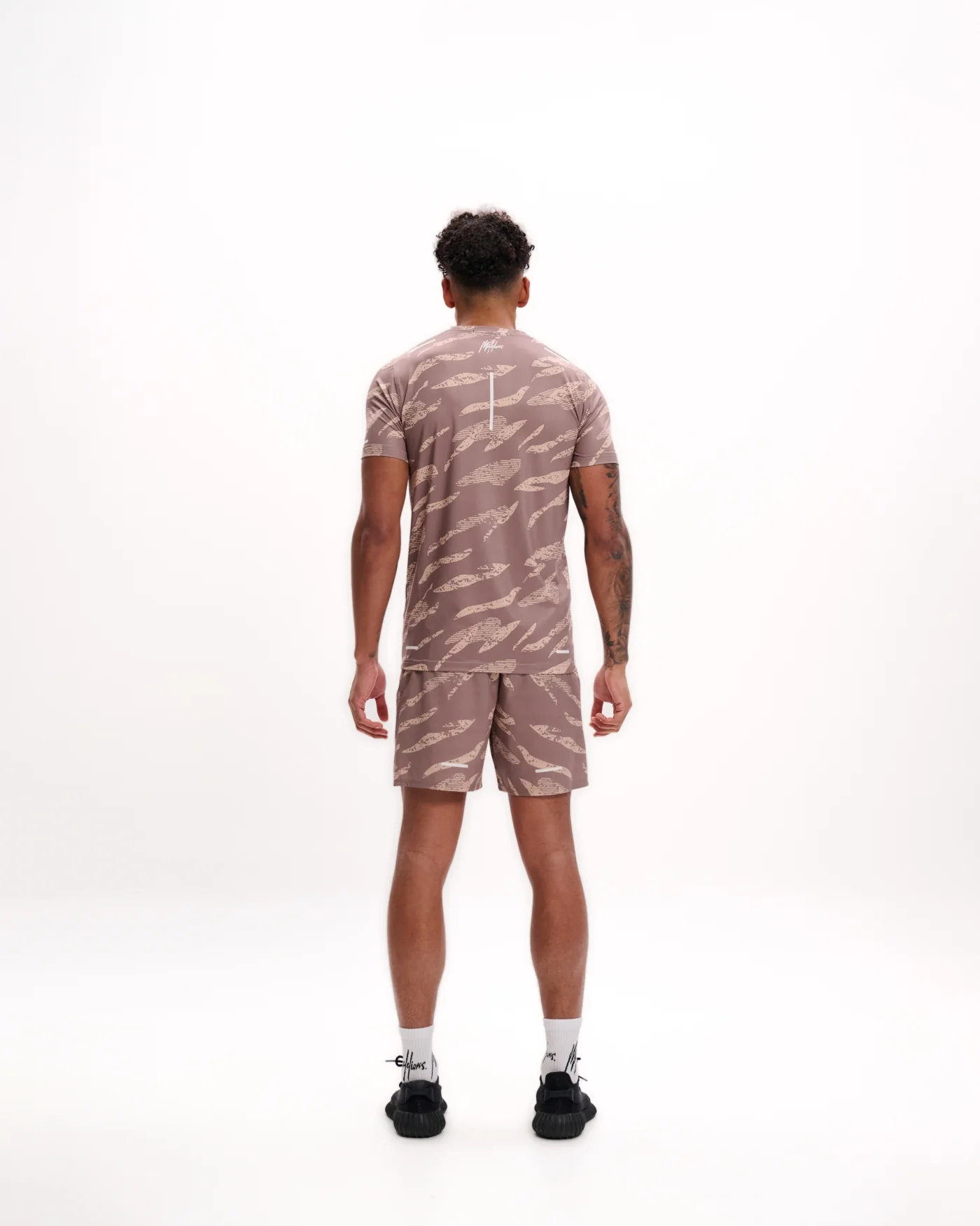 Malelions Sport Camo T-Shirt | Beige/Taupe - Afbeelding 6