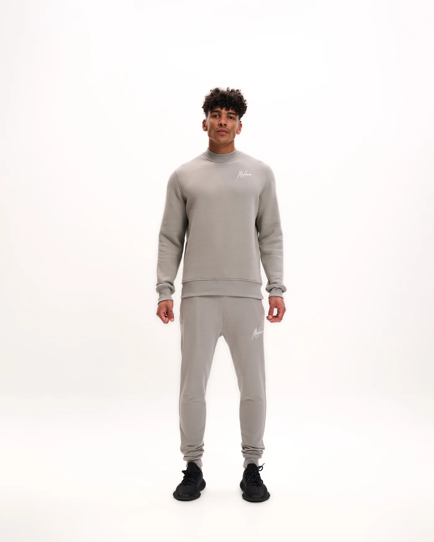 Malelions Sport Logo Sweater | Taupe - Afbeelding 3