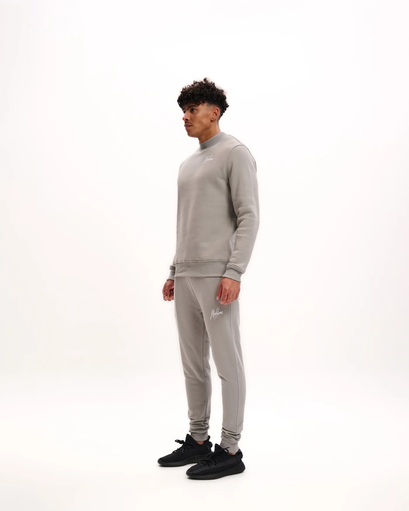 Malelions Sport Logo Sweater | Taupe - Afbeelding 5