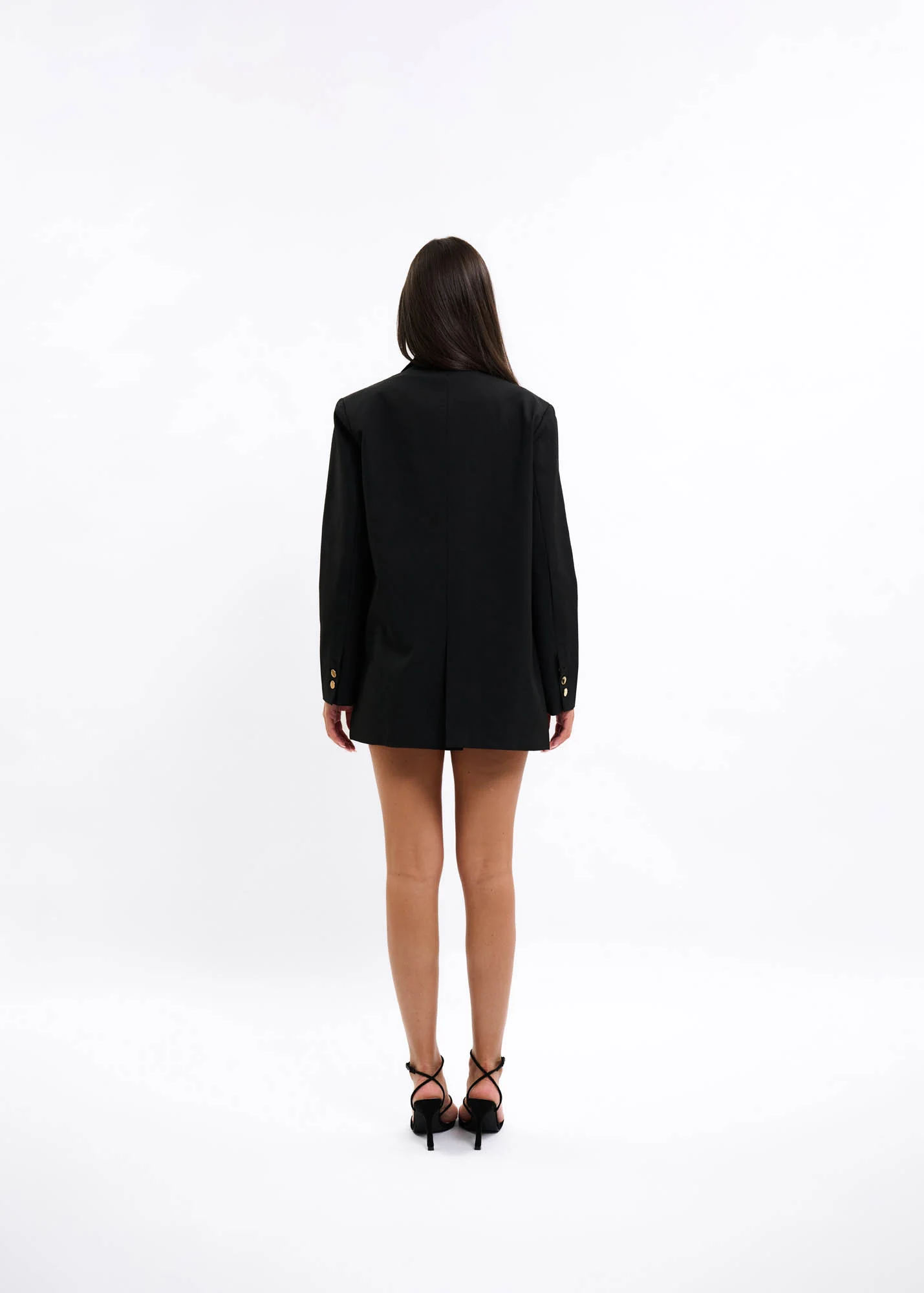 Malelions Women Gallery Oversized Blazer | Black - Afbeelding 7