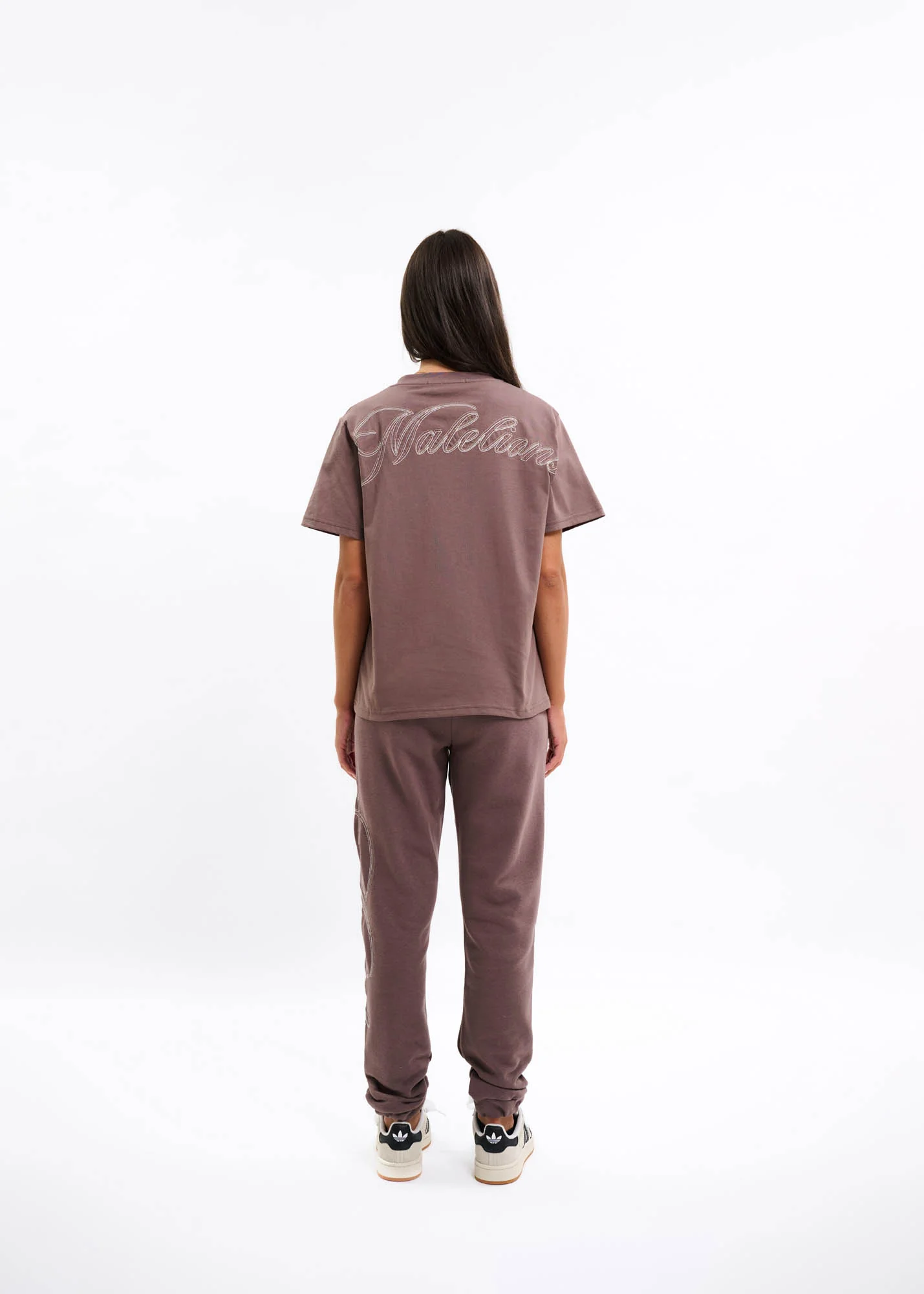 Malelions Women Kylie T-Shirt | Stone Brown - Afbeelding 6