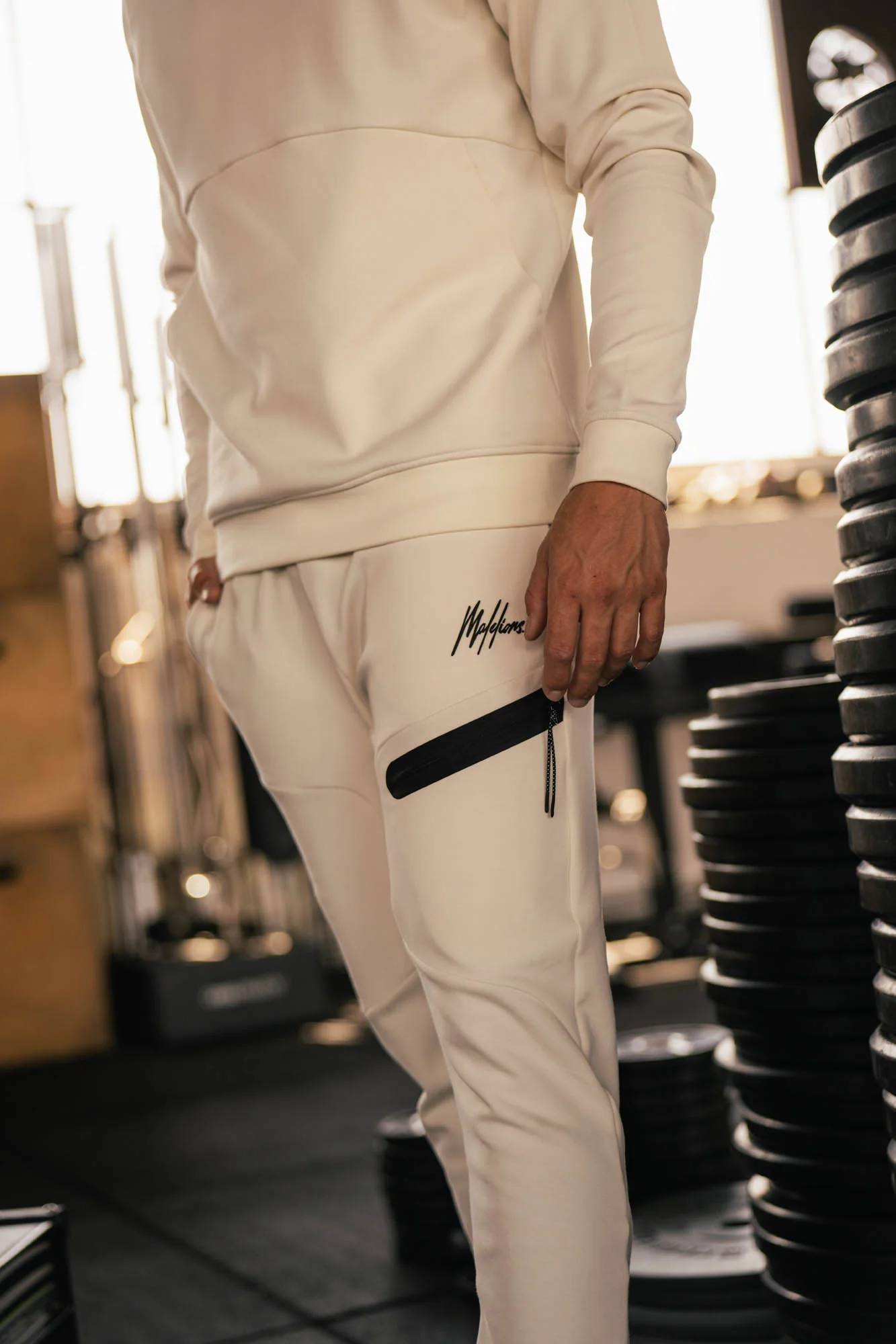 Malelions Sport Counter Trackpants | Off-White - Afbeelding 3
