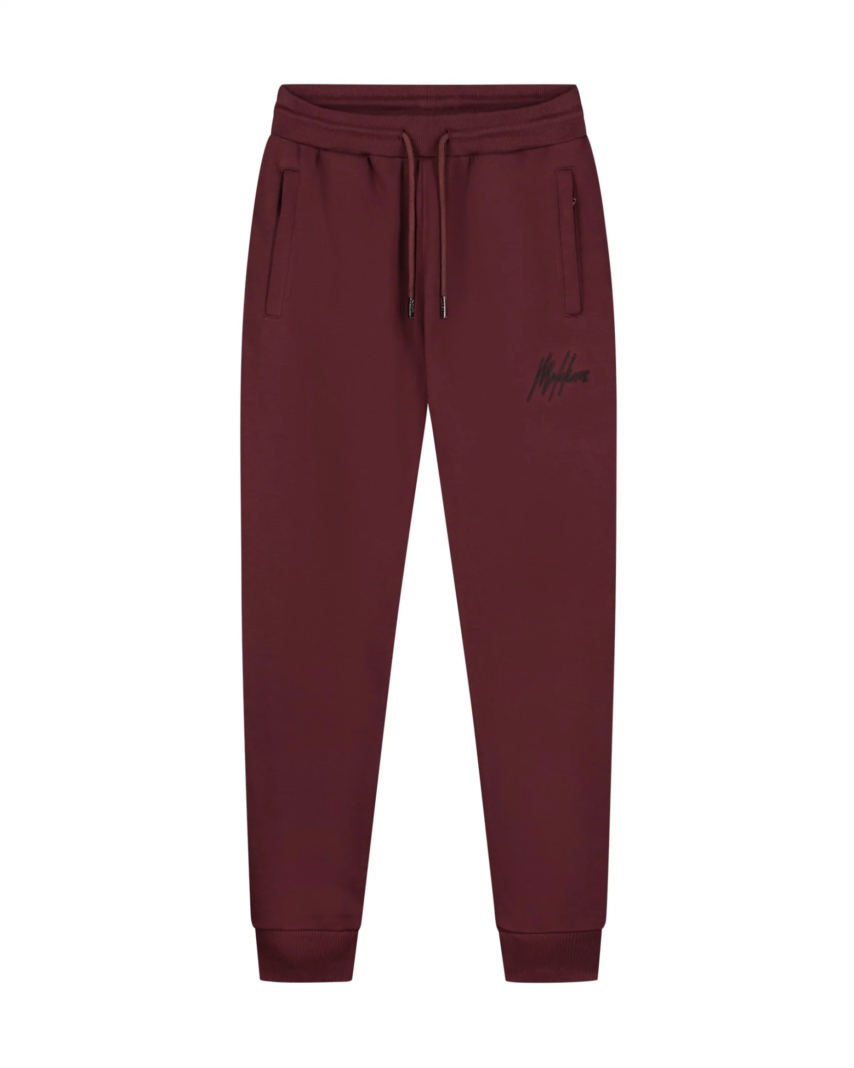 Malelions Men Striped Signature Sweatpants | Burgundy