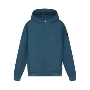Malelions Men Signature Softshell Jacket | Blue Slate