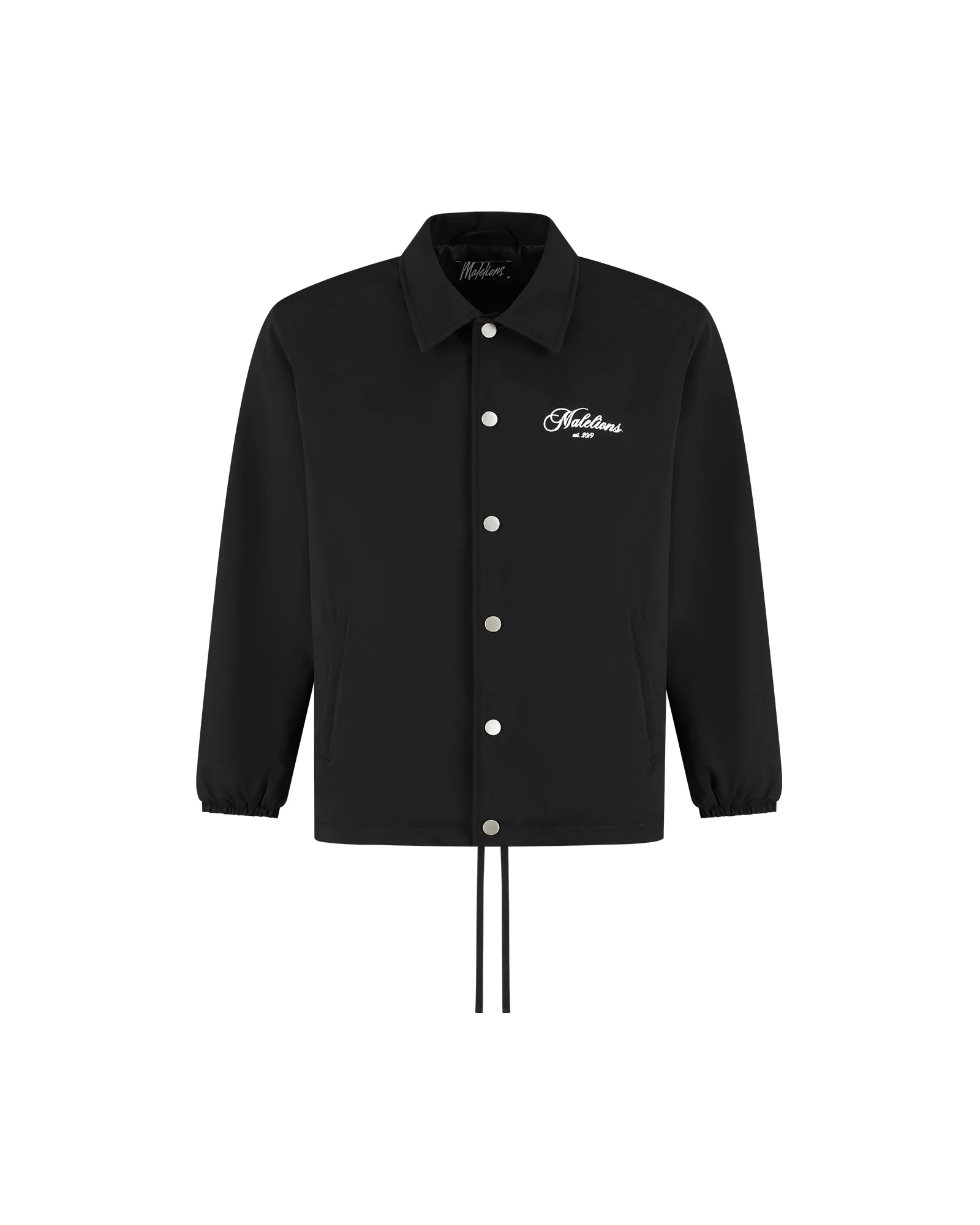 Malelions Men Handwritten Coach Jacket | Black - Afbeelding 2