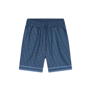 Malelions Men Monogram Shorts | Navy