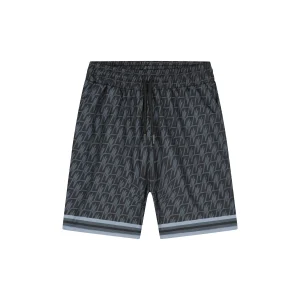 Malelions Men Monogram Shorts | Black