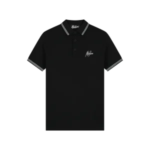 Malelions Men Signature Polo | Black