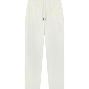 Malelions Men Straight Seersucker Pants | Off-White