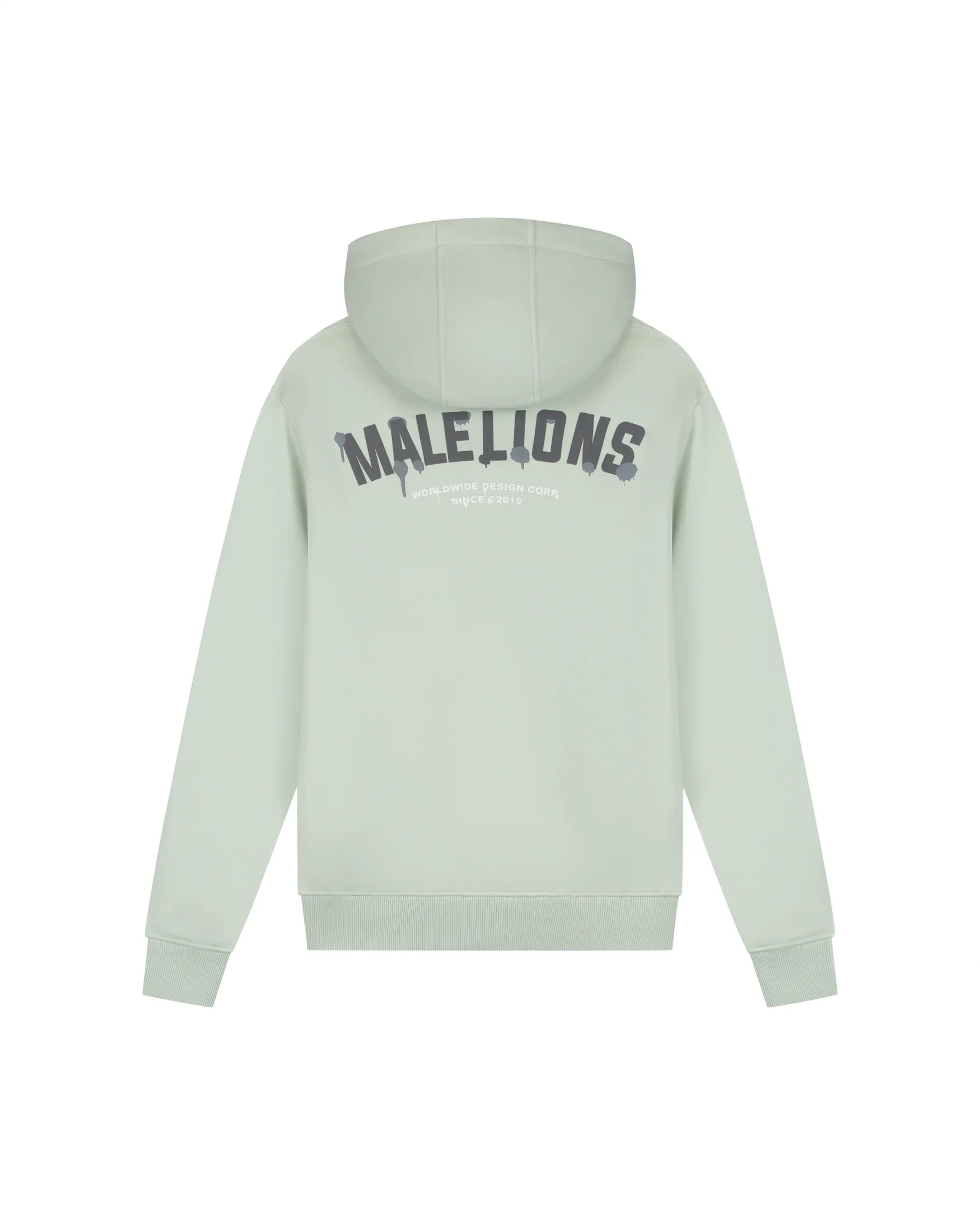 Malelions Men Graffiti 2.0 Hoodie | Pale Aqua - Afbeelding 4