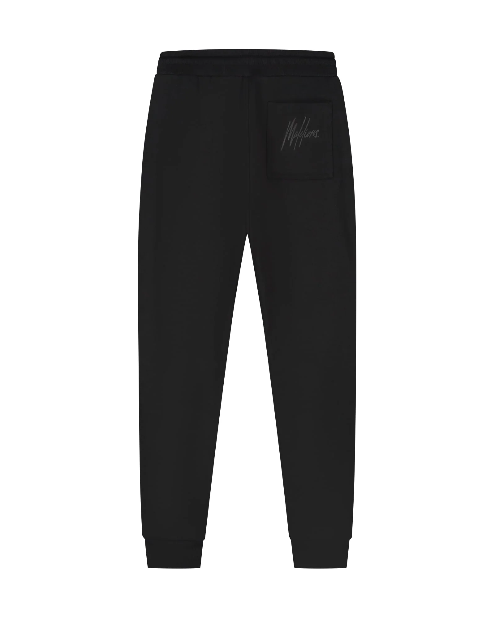 Malelions Men Striped Signature Sweatpants | Black - Afbeelding 4