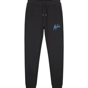 Malelions Men Basic Sweatpants | Black/Cobalt