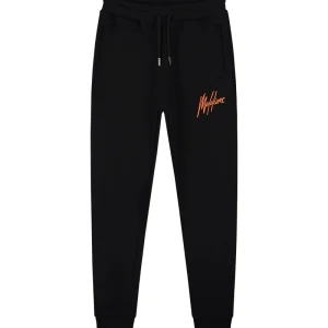Malelions Men Basic Sweatpants | Black/Orange