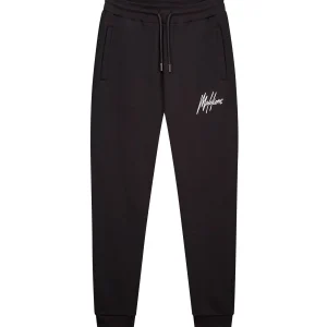 Malelions Men Basic Sweatpants | Black/White