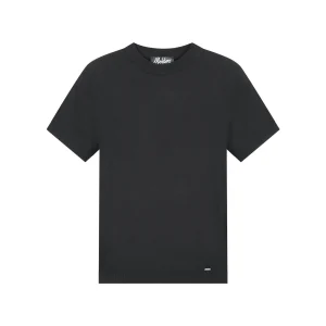 Malelions Men Knitted T-Shirt | Black