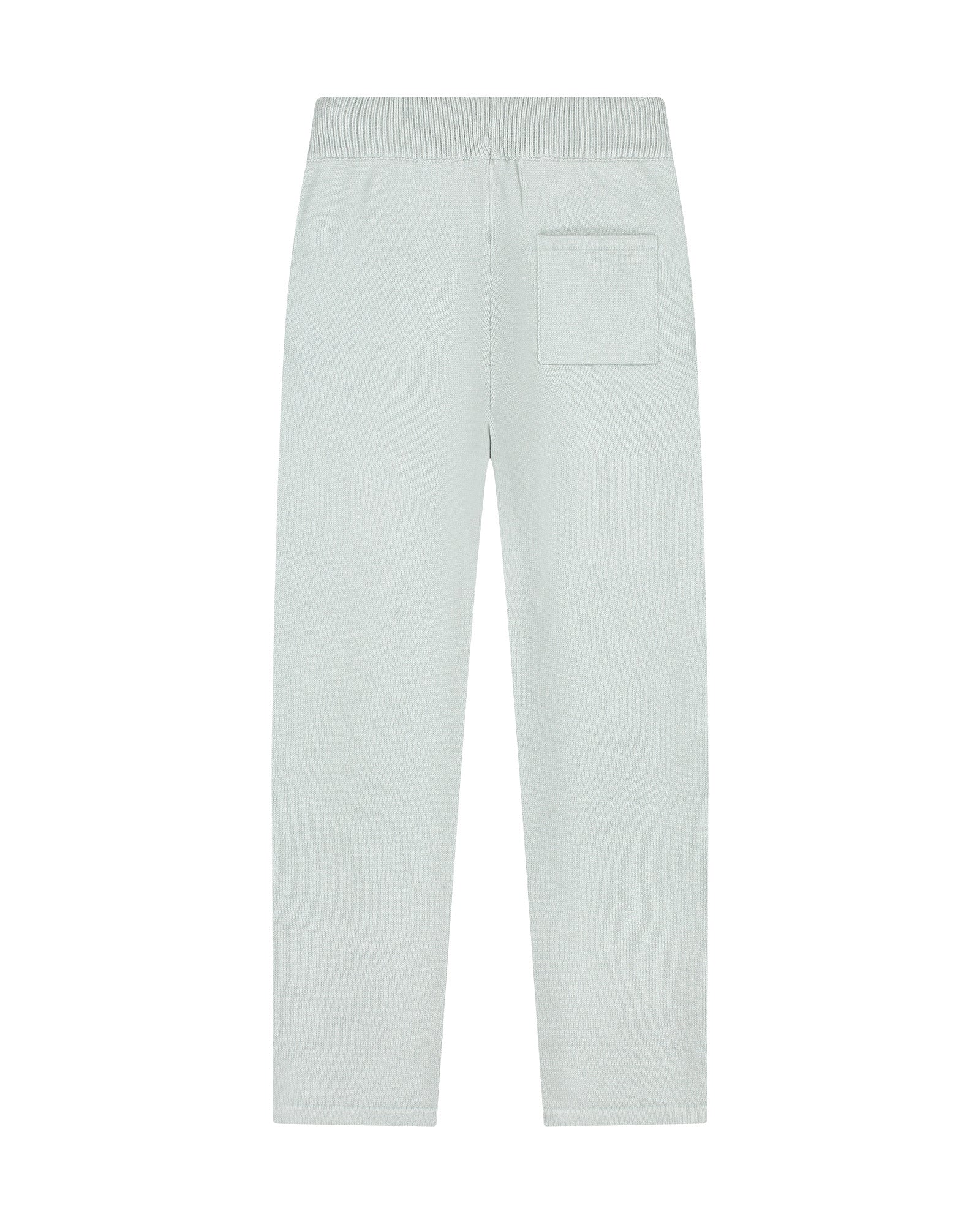 Malelions Men Straight Knitted Signature Pants | Ocean Grey - Afbeelding 4