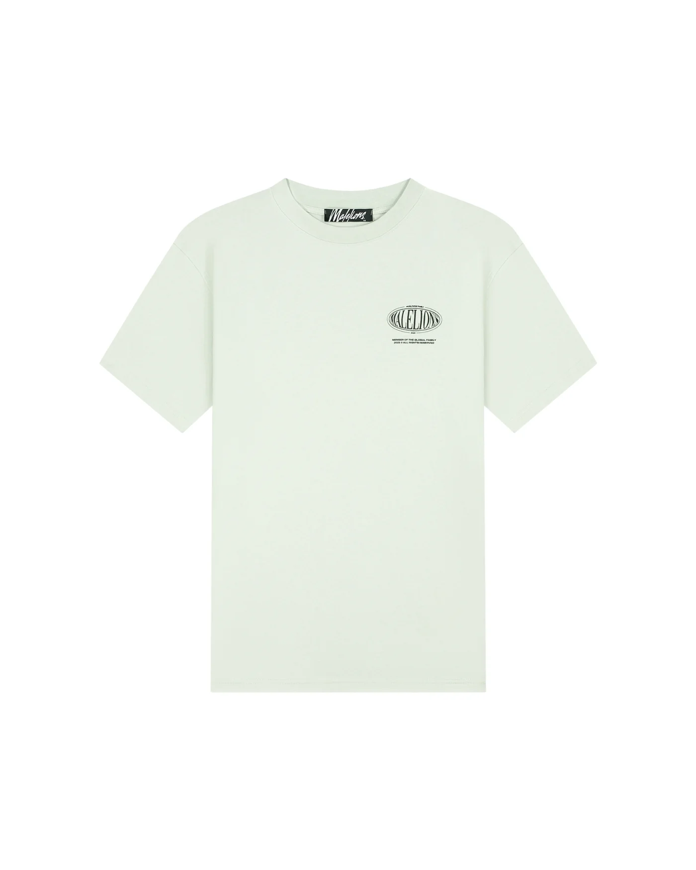 Malelions Men Members T-Shirt | Pale Aqua