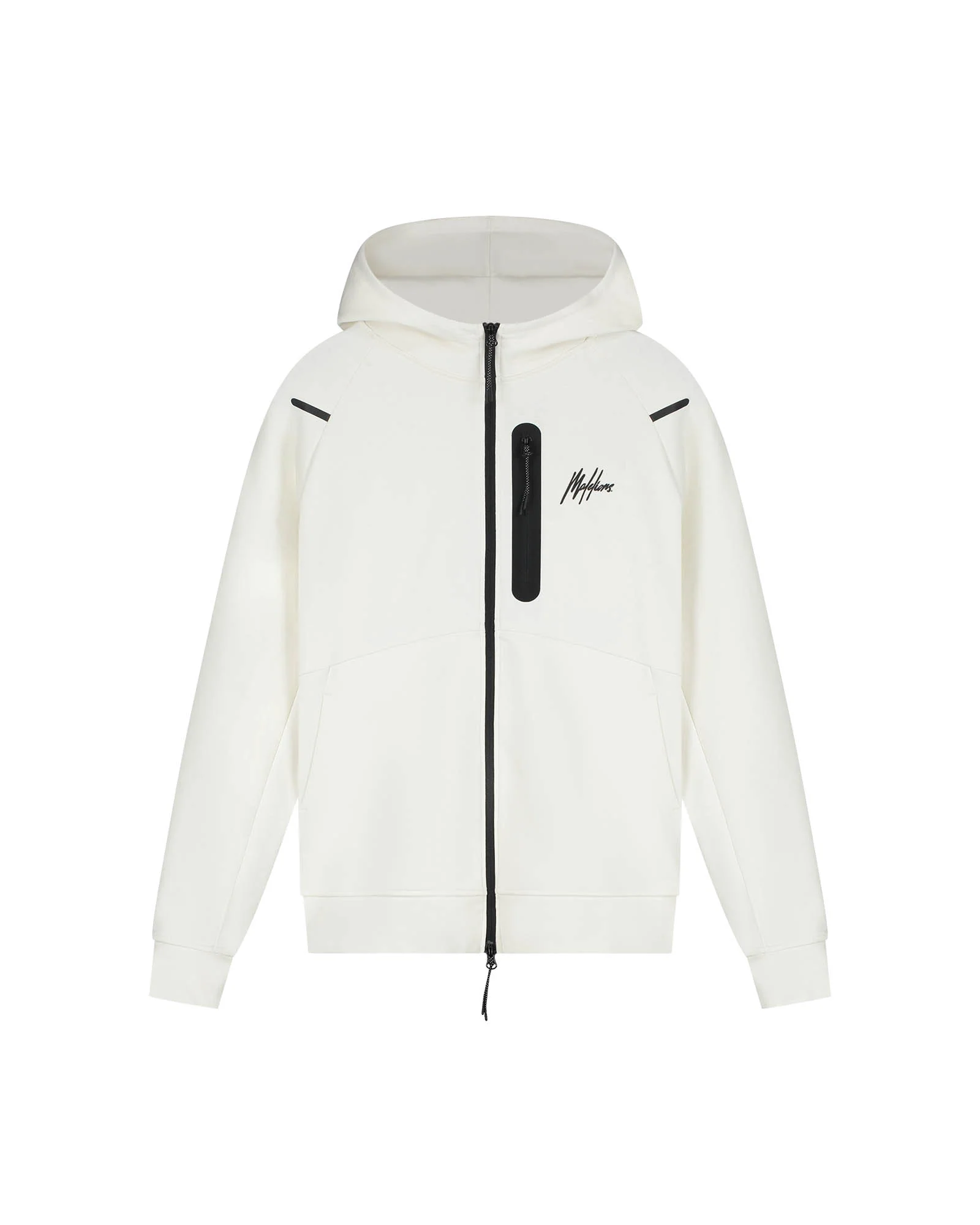 Malelions Sport Counter Zip Hoodie | Off-White - Afbeelding 2