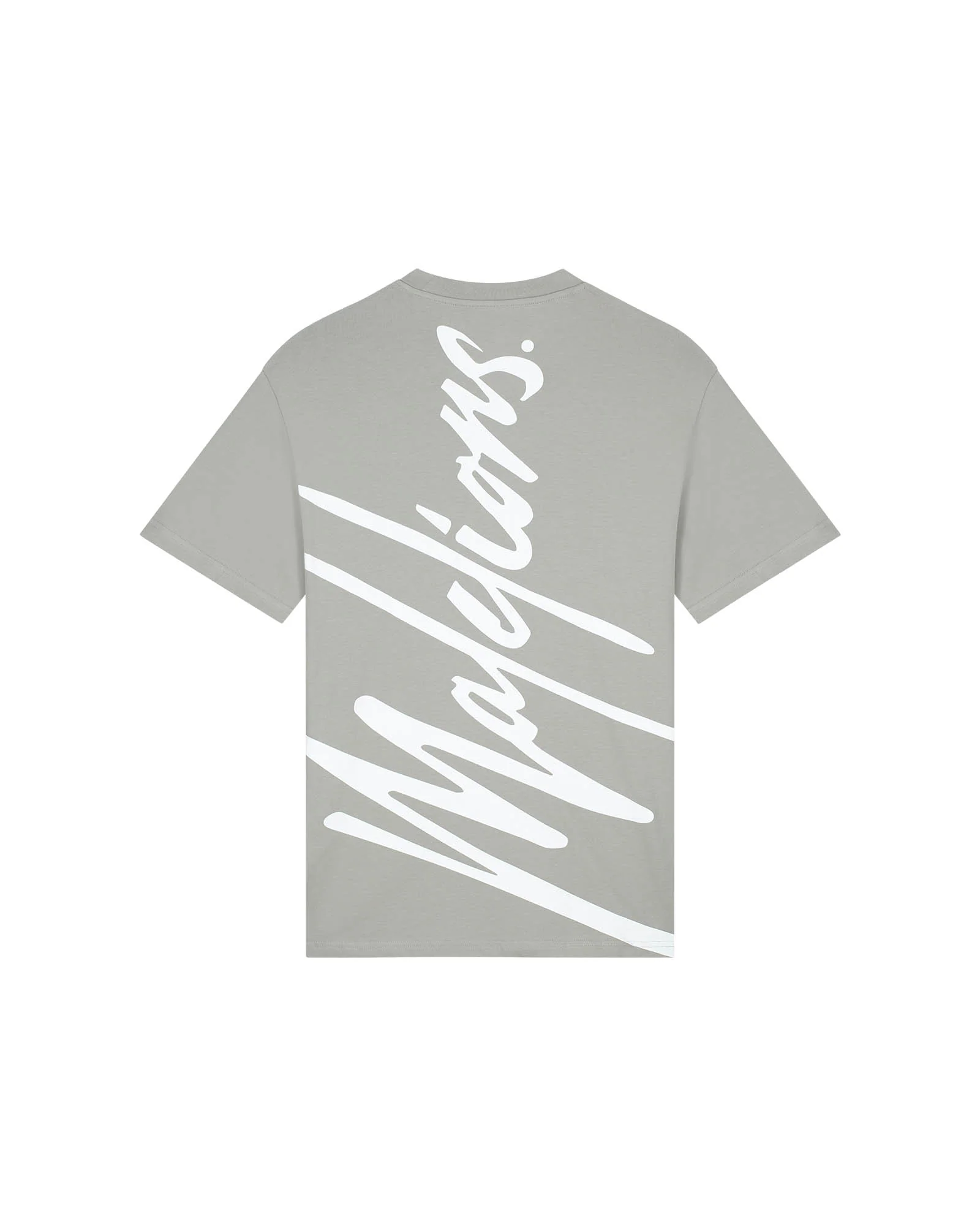 Malelions Sport Oversized Running T-Shirt | Light Grey - Afbeelding 4