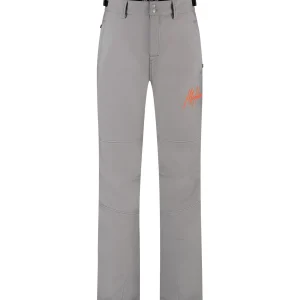 Malelions Ski Polar Pants | Grey/Orange