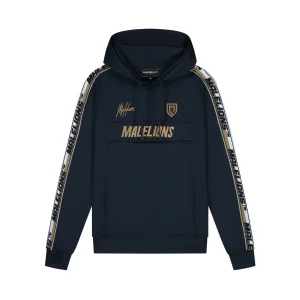 Malelions Sport Warming-Up Hoodie | Navy/Gold