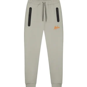Malelions Sport Counter Trackpants | Dry Sage/Orange