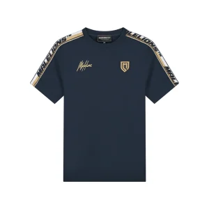 Malelions Sport Warming-Up T-Shirt | Navy/Gold