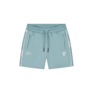Malelions Sport Warming-Up Shorts | Light Blue/White