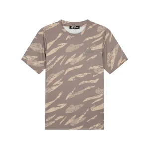 Malelions Sport Camo T-Shirt | Beige/Taupe