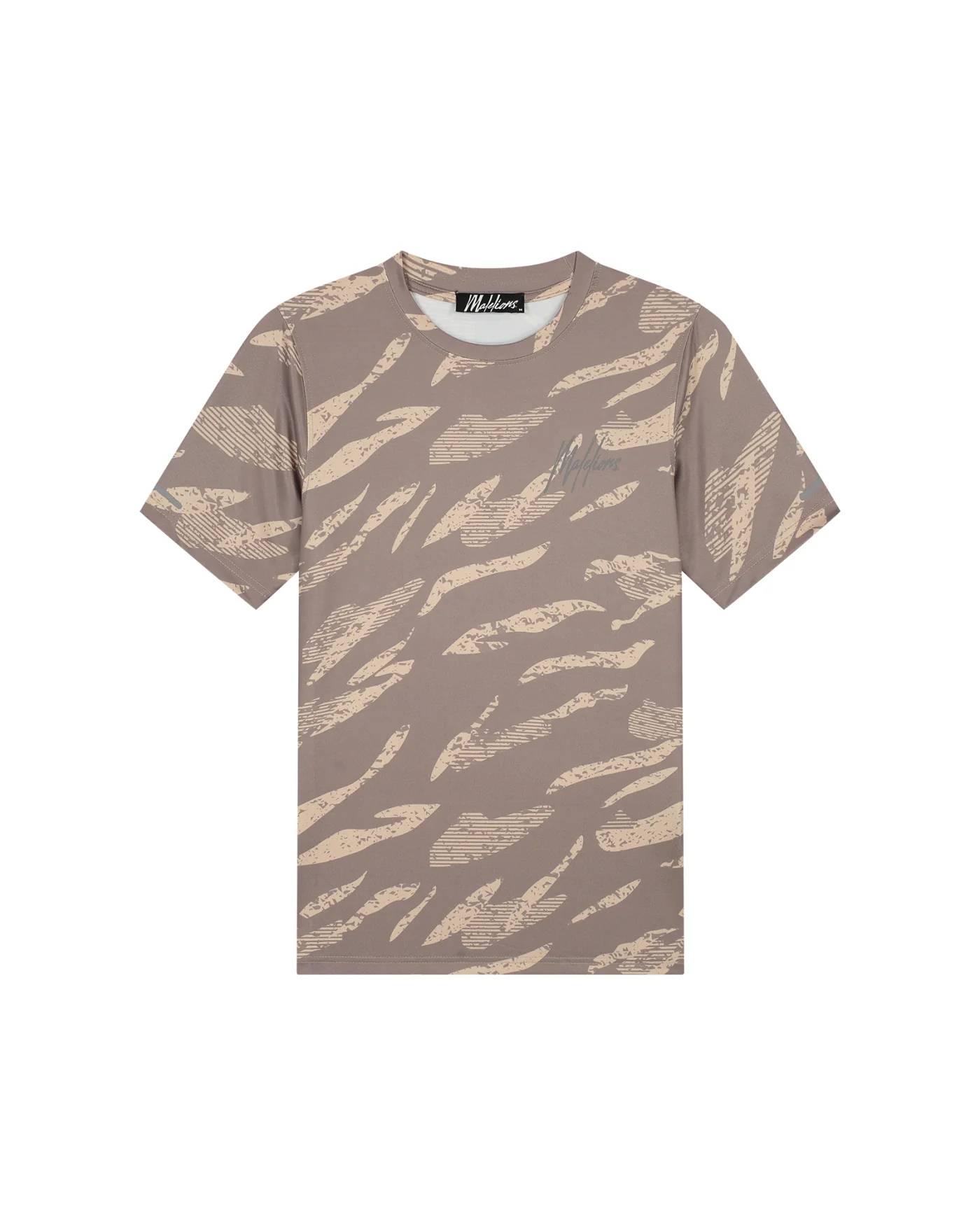 Malelions Sport Camo T-Shirt | Beige/Taupe