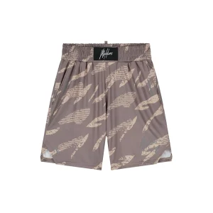 Malelions Sport Camo Shorts | Beige/Taupe